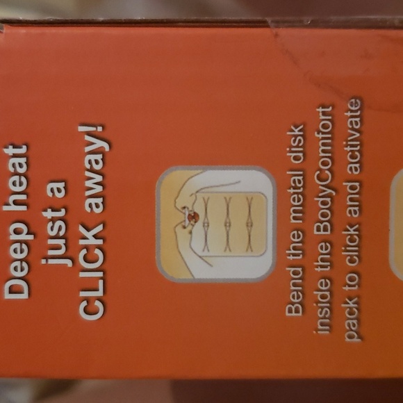 Body comfort click activated instant Heat Pack Extra wide Back Pack reus… - Picture 6 of 7